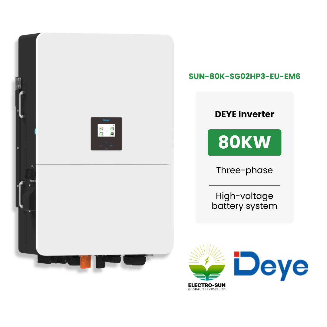 Deye 80kW Three-Phase | SUN-80K-SG02HP3-EU-EM6