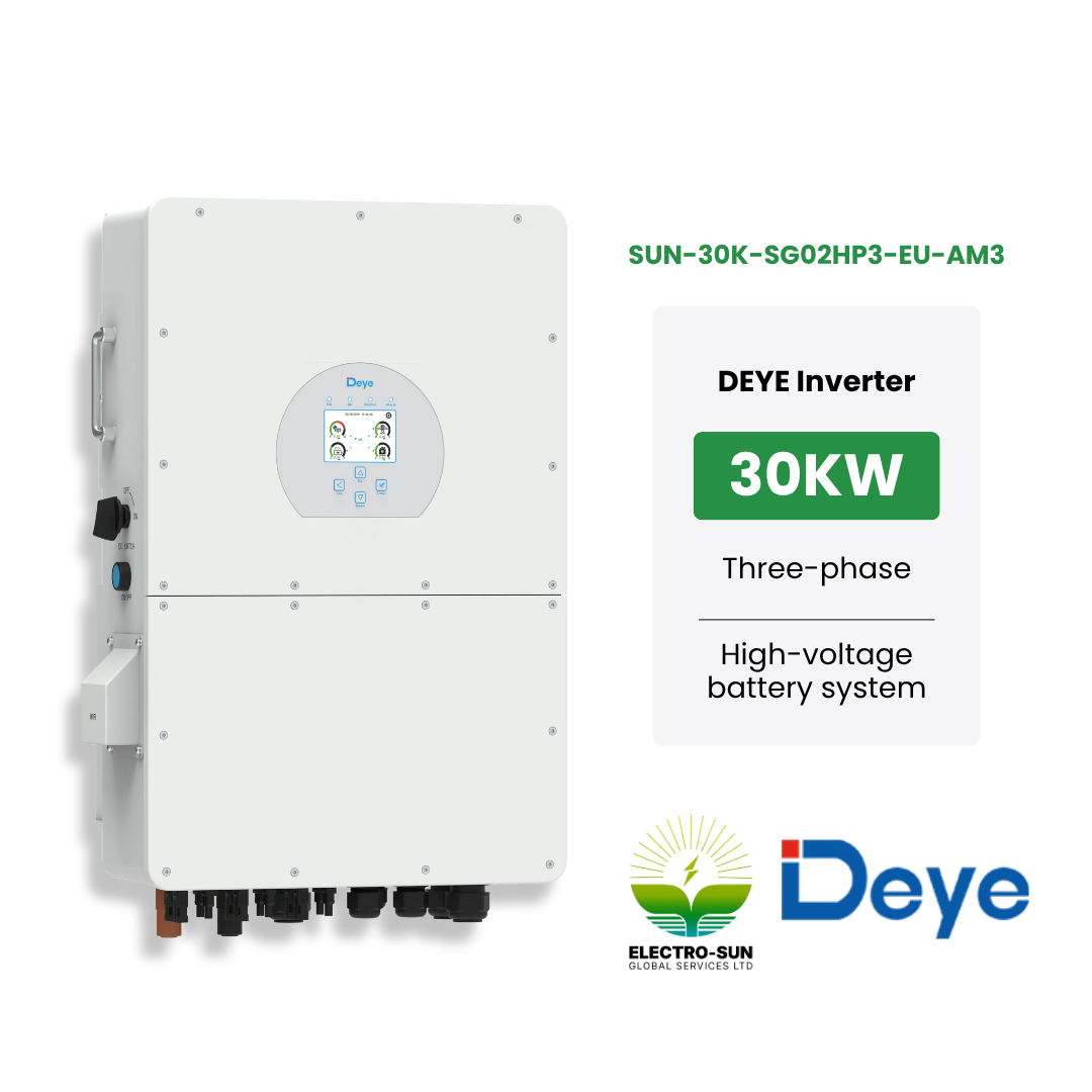 Deye 30kW Three-Phase | SUN-30K-SG02HP3-EU-AM3